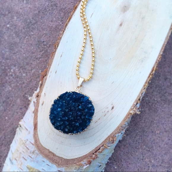 wildarrow Jewelry - Wild Blue Dream Druzy Necklace